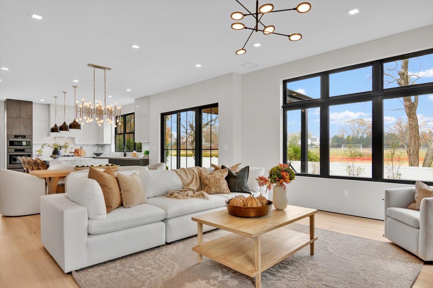 Family Room Staged